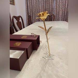 Decorative Golden Rose